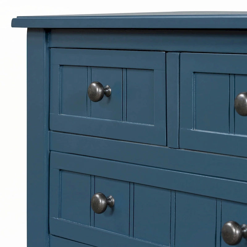 Table console étroite (bleu marine)