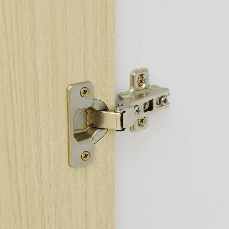 Kleiderschrank mit 3 Holztüren fürs Schlafzimmer, Regalen und 3 Schubladen