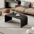 Couchtisch mit geschwungenem Art-déco-Design - 23.60 x 47.20 x 18.50