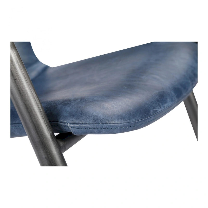 Moderne Esszimmerstühle aus Leder, 2er-Set