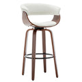 Tabouret de bar moderne rembourré de style nordique (lot de 2)