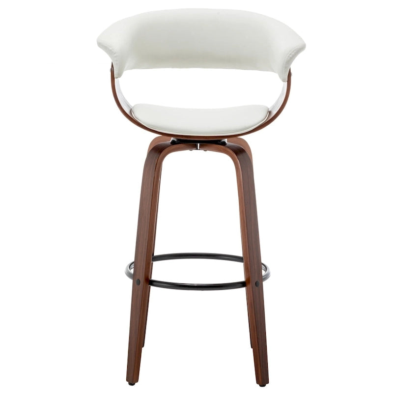 Tabouret de bar moderne rembourré de style nordique (lot de 2)