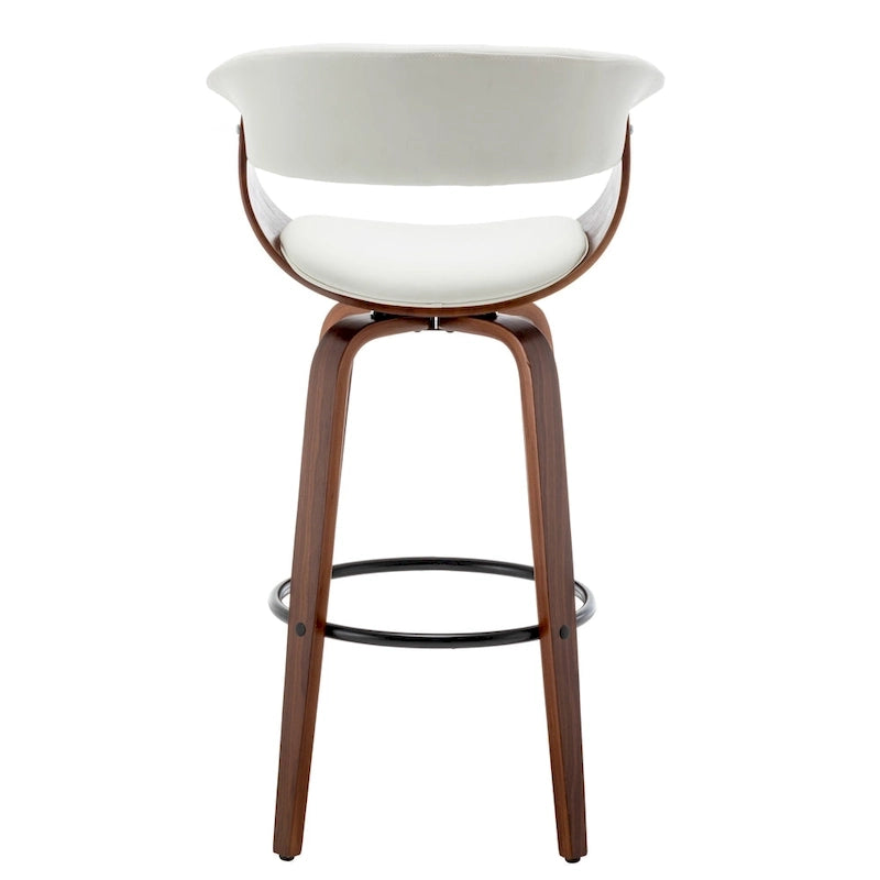 Tabouret de bar moderne rembourré de style nordique (lot de 2)