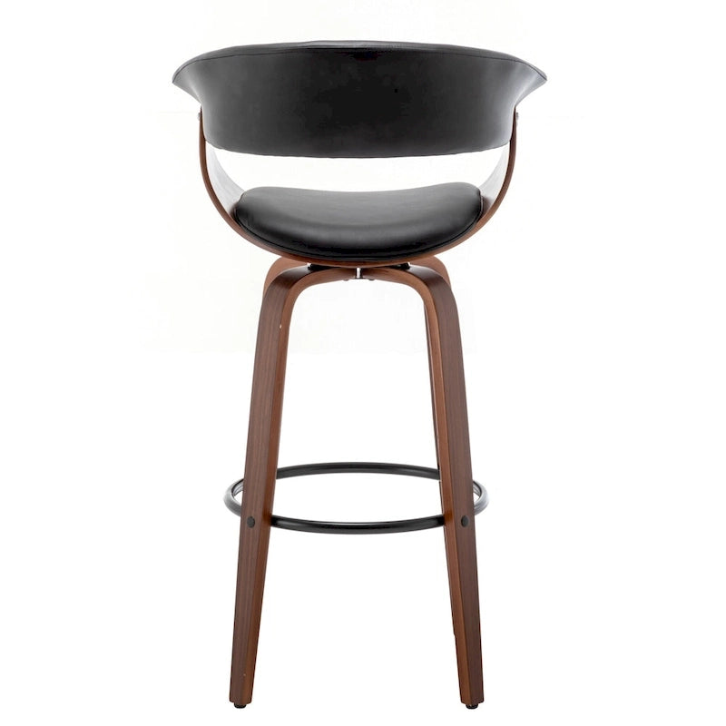 Tabouret de bar moderne rembourré de style nordique (lot de 2)