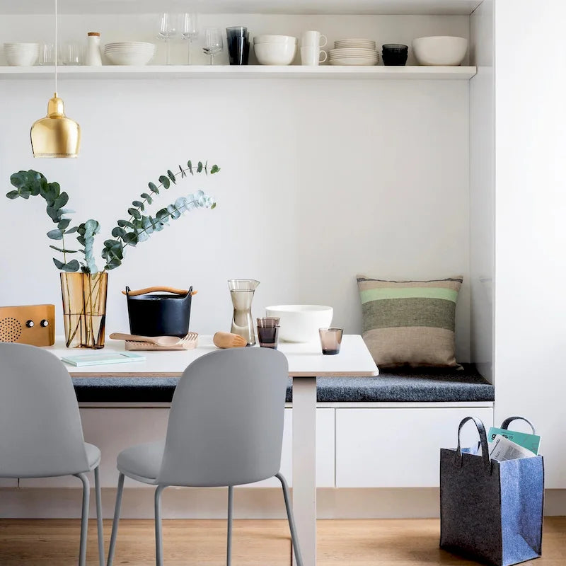 2er-Set Retro-Esszimmerstühle mit geformter Kunststoffschale im Eiffel-Stil, Akzentstühle für Wohnzimmer und Küche, mit Chromgestell, Designerstühle fürs Büro