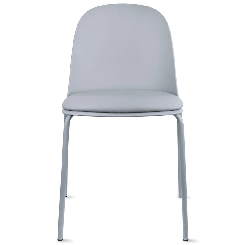 2er-Set Retro-Esszimmerstühle mit geformter Kunststoffschale im Eiffel-Stil, Akzentstühle für Wohnzimmer und Küche, mit Chromgestell, Designerstühle fürs Büro