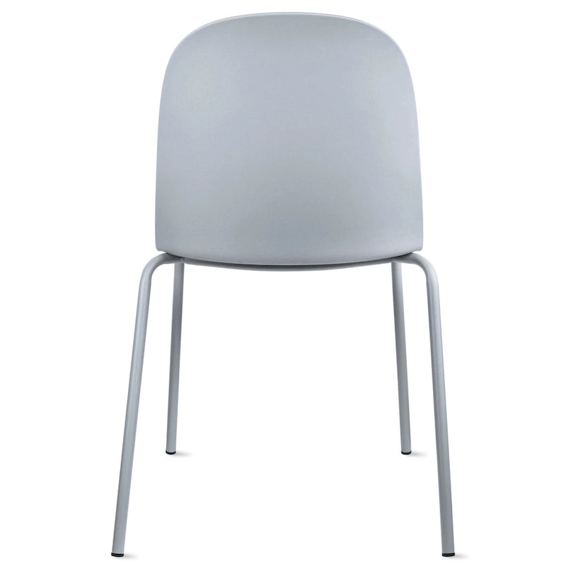 2er-Set Retro-Esszimmerstühle mit geformter Kunststoffschale im Eiffel-Stil, Akzentstühle für Wohnzimmer und Küche, mit Chromgestell, Designerstühle fürs Büro