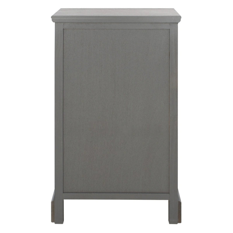 Grauer Beistelltisch mit Stauraum - 17.7 x 13.8 x 29.9 - 18Wx14Dx30H