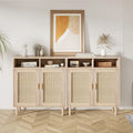 Buffet moderne en rotin - 62.9D x 15.7W x 36.2H