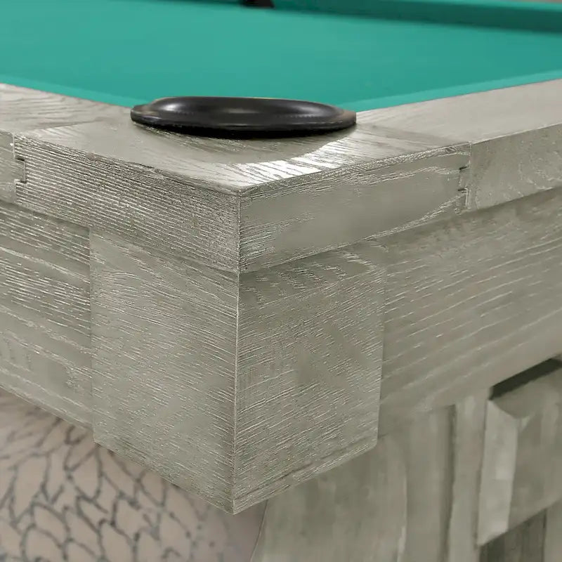 Mesa de billar de pizarra de estilo desgastado
