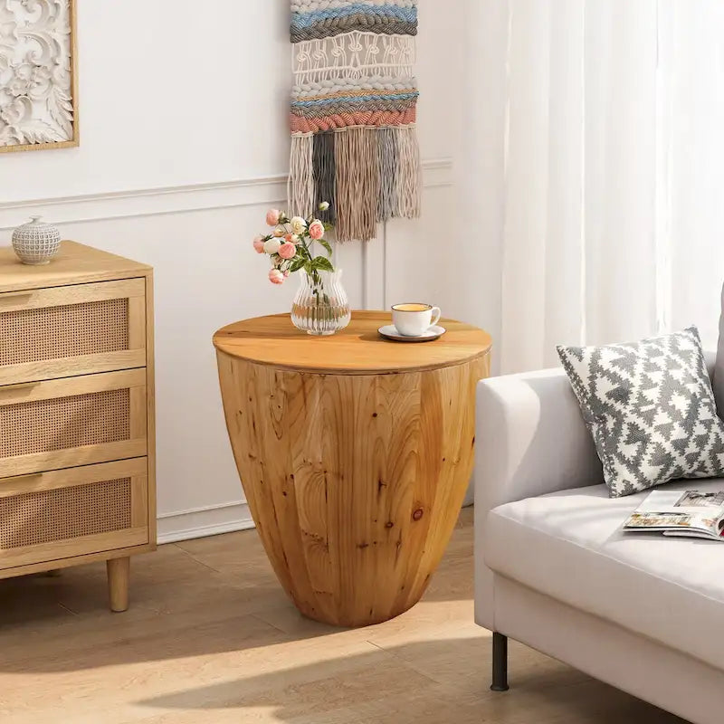Couchtisch im Vintage-Stil in Eimerform