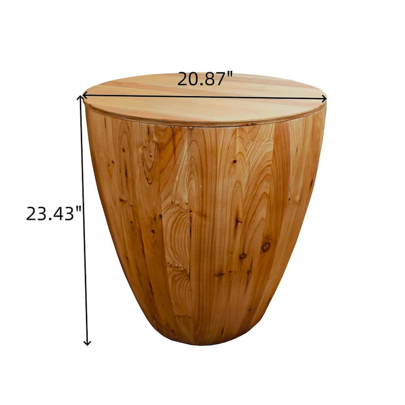 Couchtisch im Vintage-Stil in Eimerform